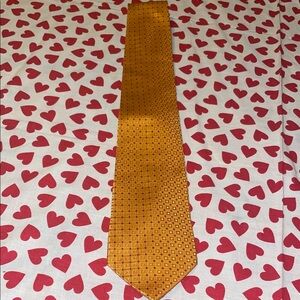 Orange & black Jos.A bank silk tie